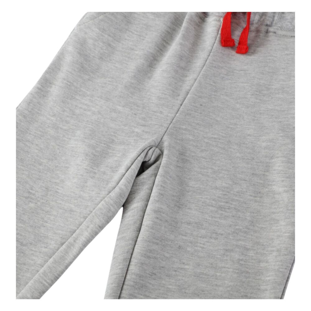 Pantalón Buzo Niño 100% Algodón Jump Kids Gris Claro Tiburones image number 2.0