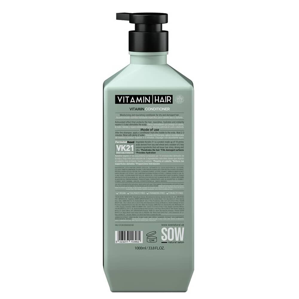 Sow Vitamin Acondicionador 1000ml Vitamin Hair image number 1.0