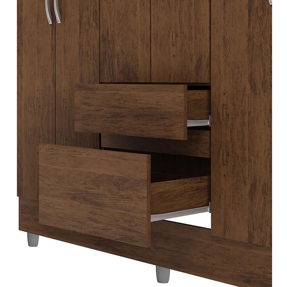 Cl&oacute;set Vekkahome Ideal / 6 Puertas / 2 Cajones image number 3.0
