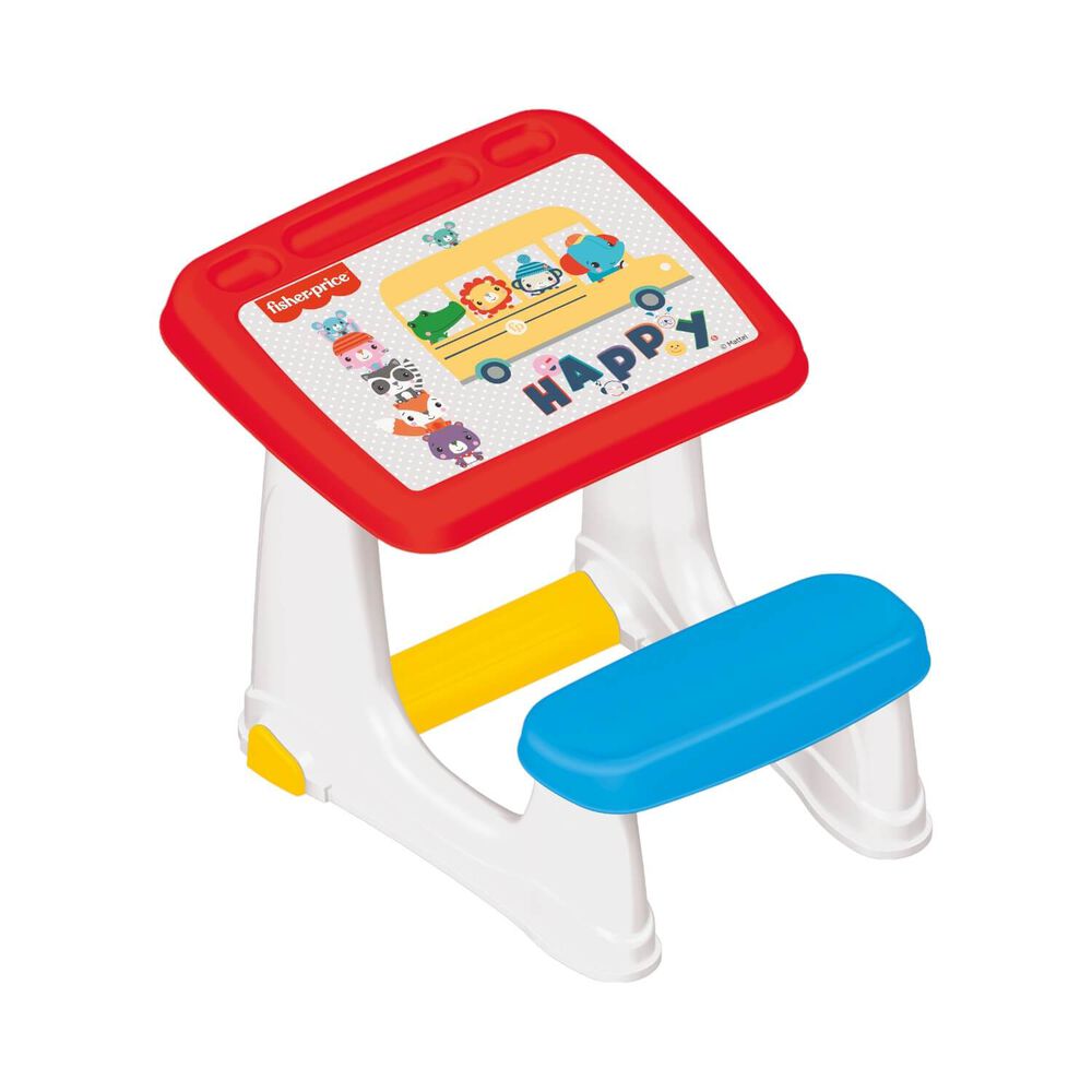 Mesa Escritorio Con Asiento Infantil 74x64x50cm Fisher Price image number 1.0