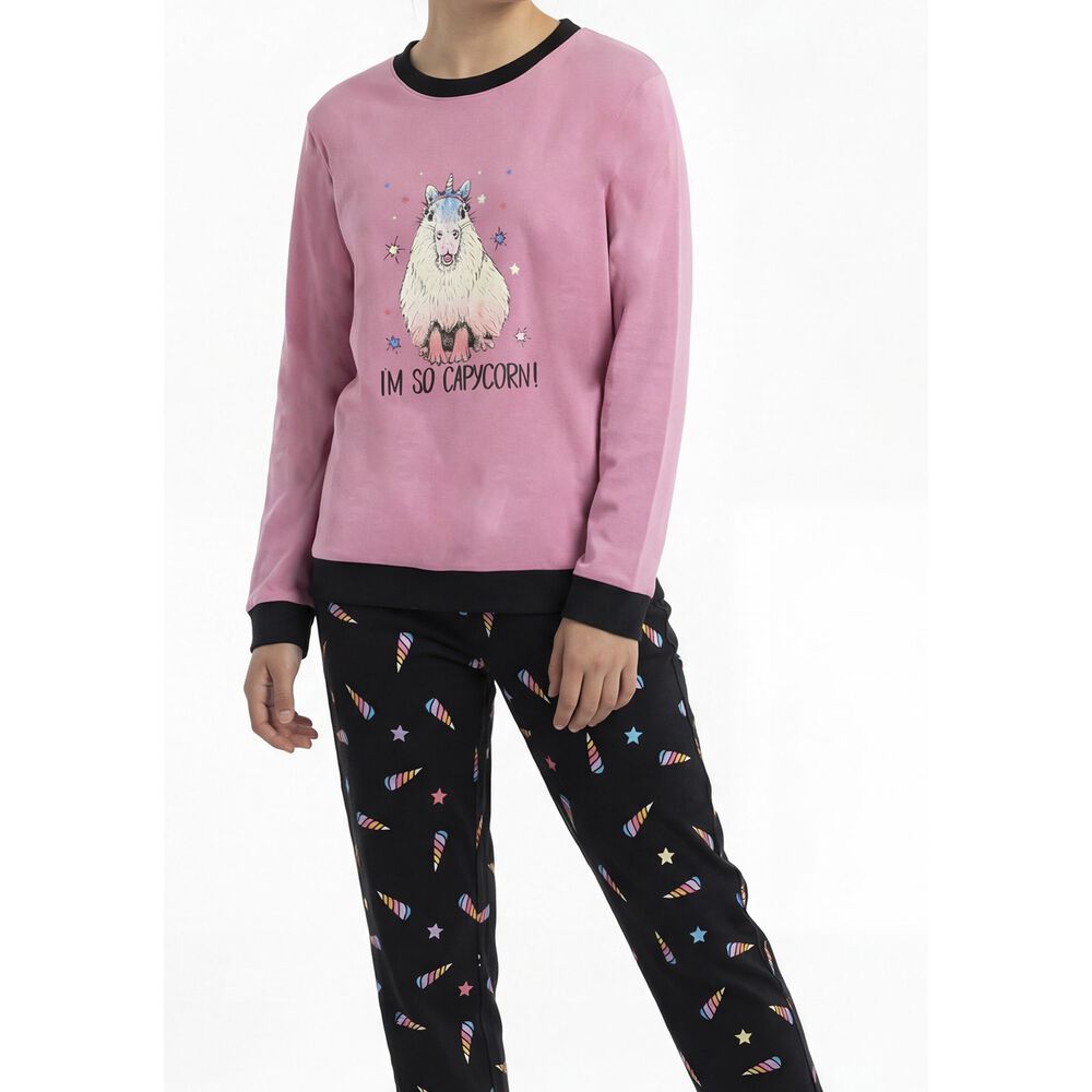 Pijama Teens Ni&ntilde;a Algod&oacute;n 65.1622m image number 2.0