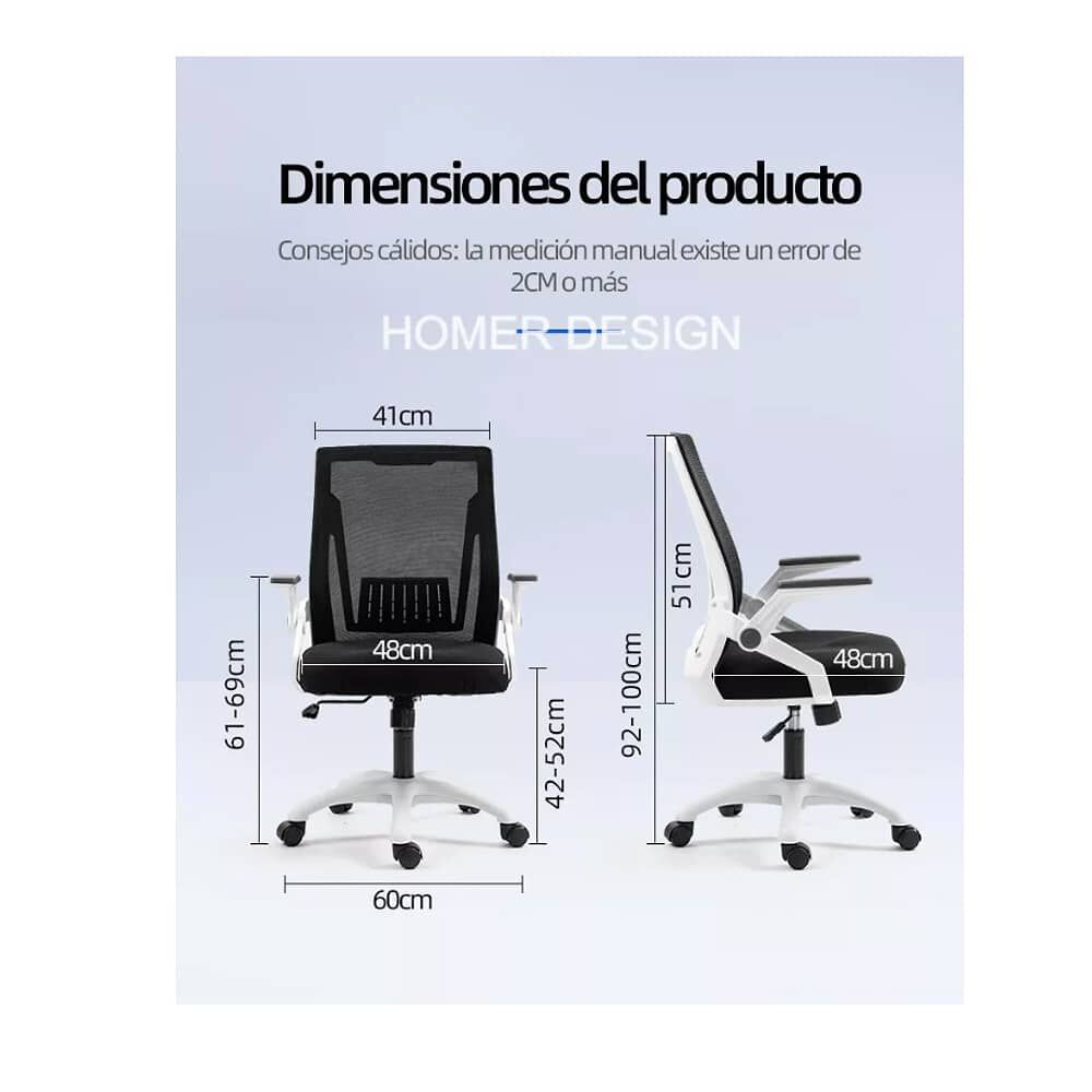 Silla De Oficina Escritorio Ejecutiva Con Asiento De Memoria image number 1.0