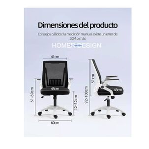 Silla De Oficina Escritorio Ejecutiva Con Asiento De Memoria