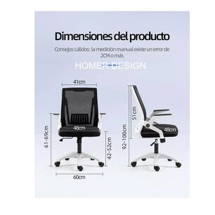 Silla De Oficina Escritorio Ejecutiva Con Asiento De Memoria
