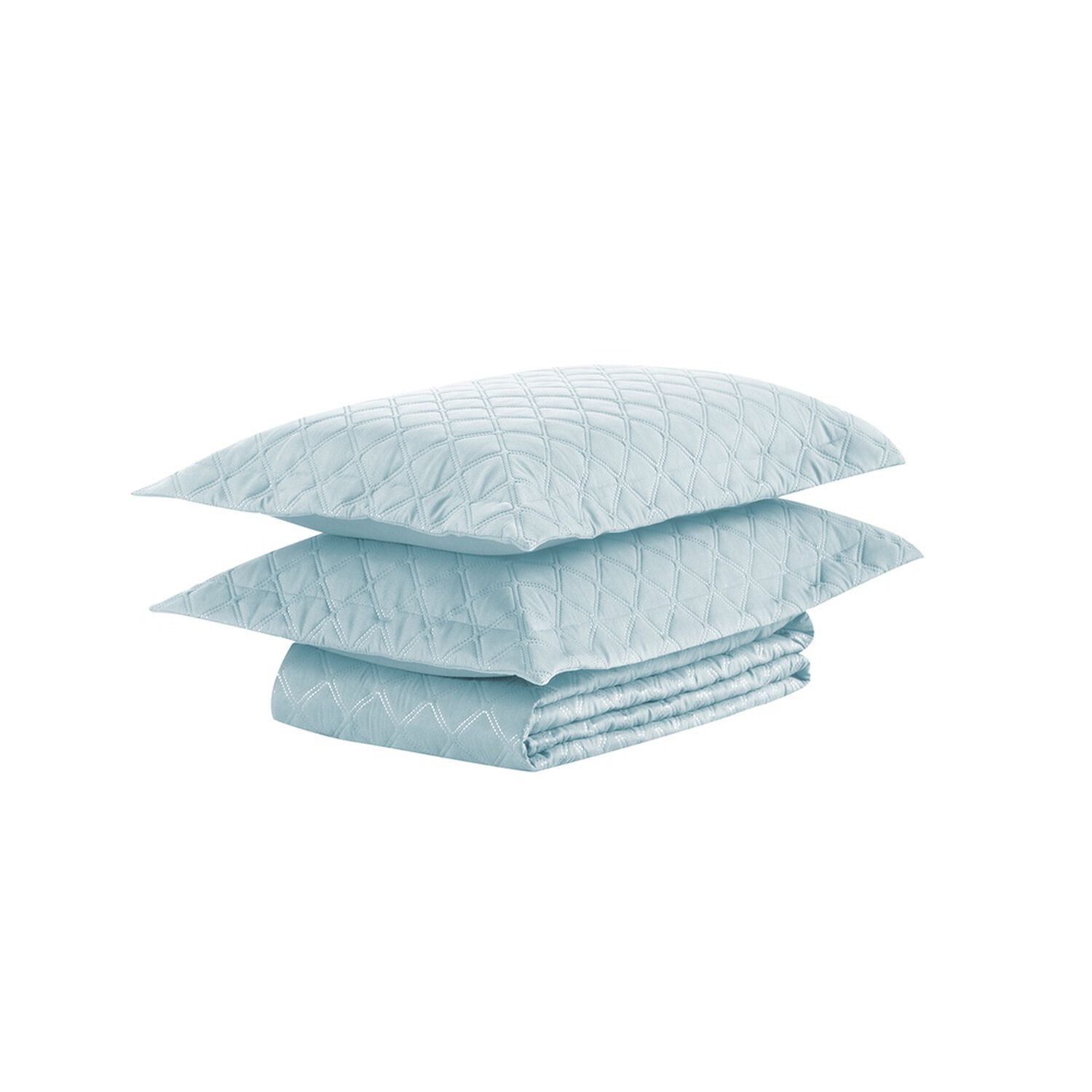 Quilt Andes Liso Celeste King image number 2.0