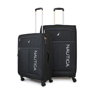 Pack 2 Maletas Blandas M+l Nautica Valencia 20kg Y 23kg Negra
