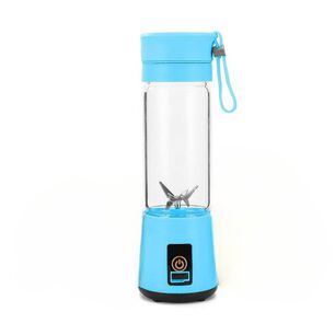 Juguera Licuadora Batidora Jugos Portatil Recargable Usb Azul