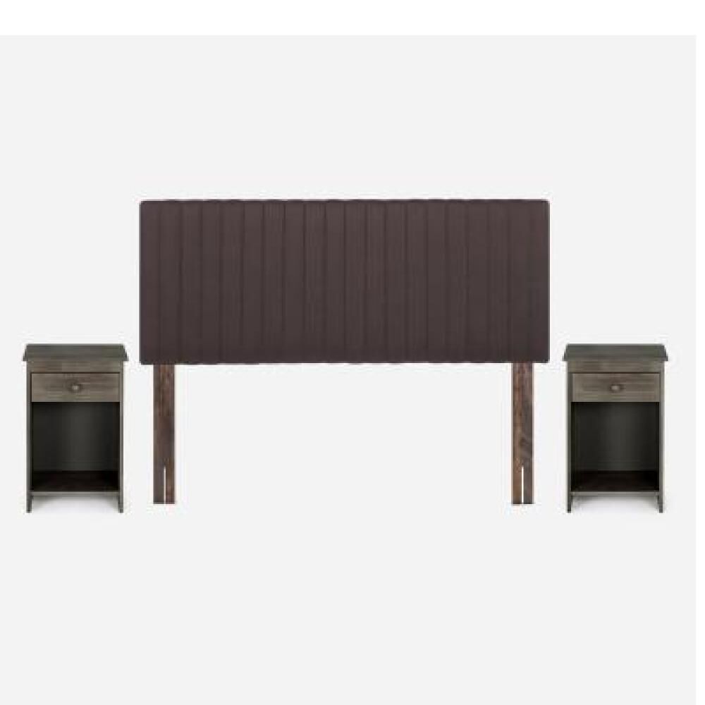 Cama Europea Rosen New Style 4 Plus / 2 Plazas / Base Dividida + Set De Maderas image number 8.0