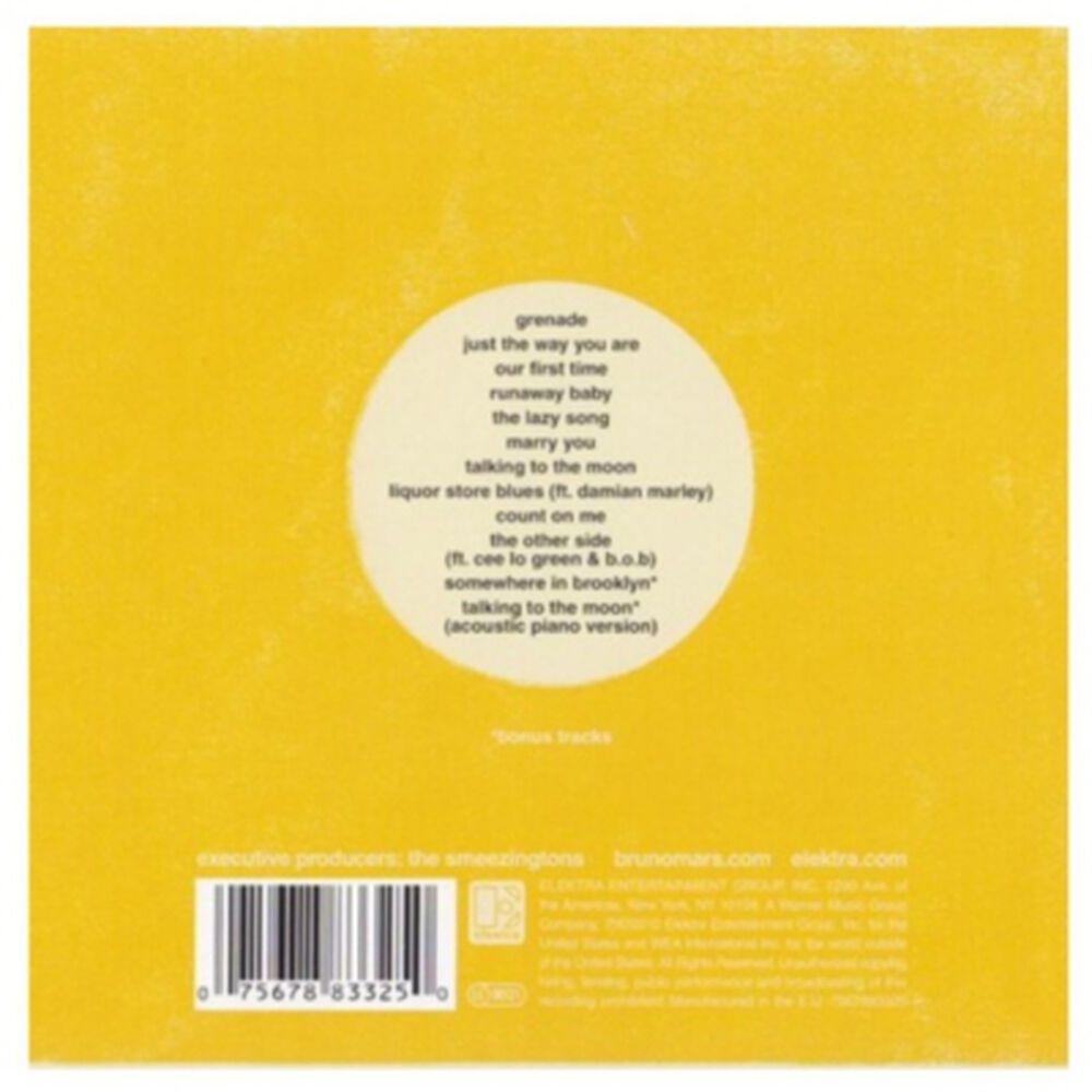 Bruno Mars - Doo-wops Hooligans | Cd image number 1.0