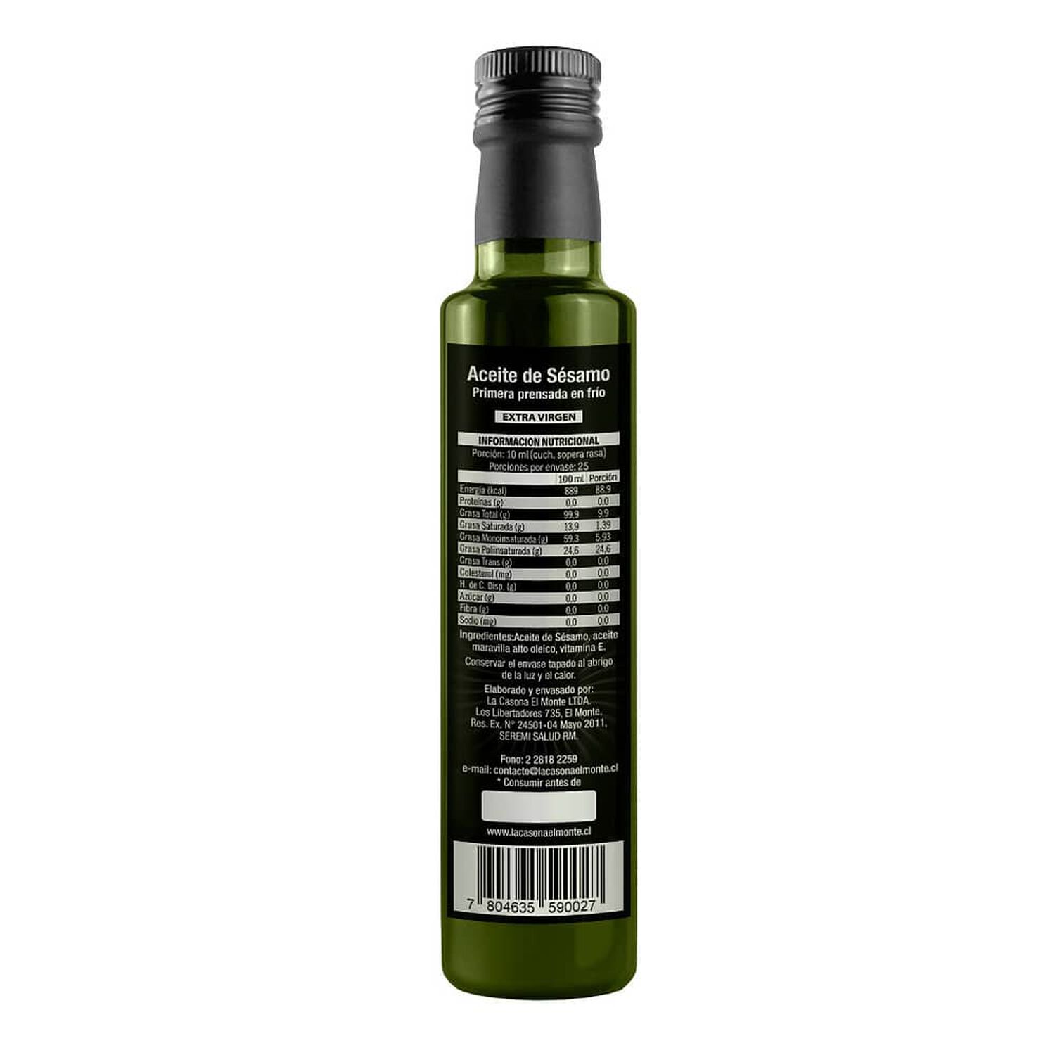 Aceite Gourmet De S&eacute;samo - 250 Ml image number 1.0