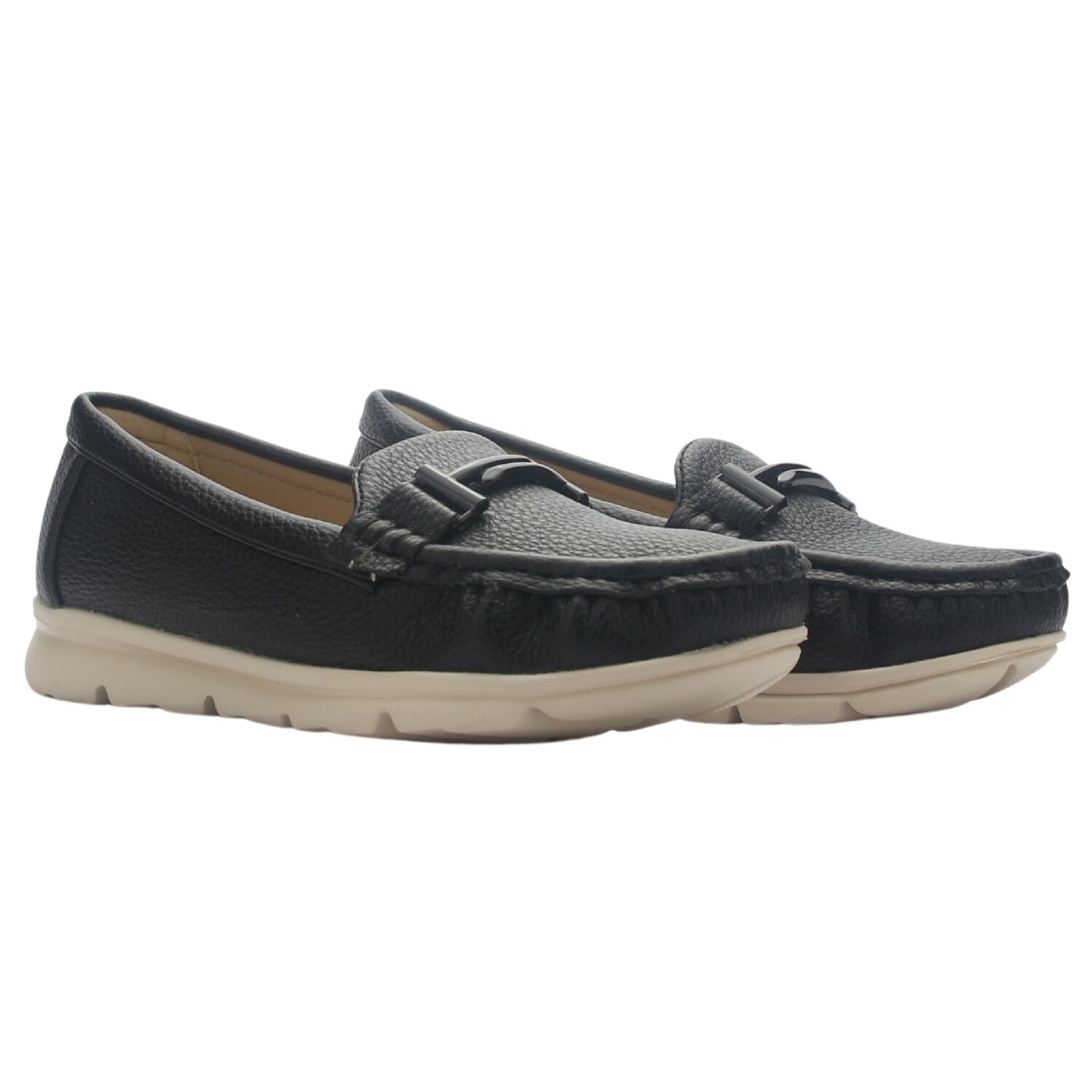 Mocasin De Mujer De Color Negro Casual Chalada Leve-1 image number 5.0