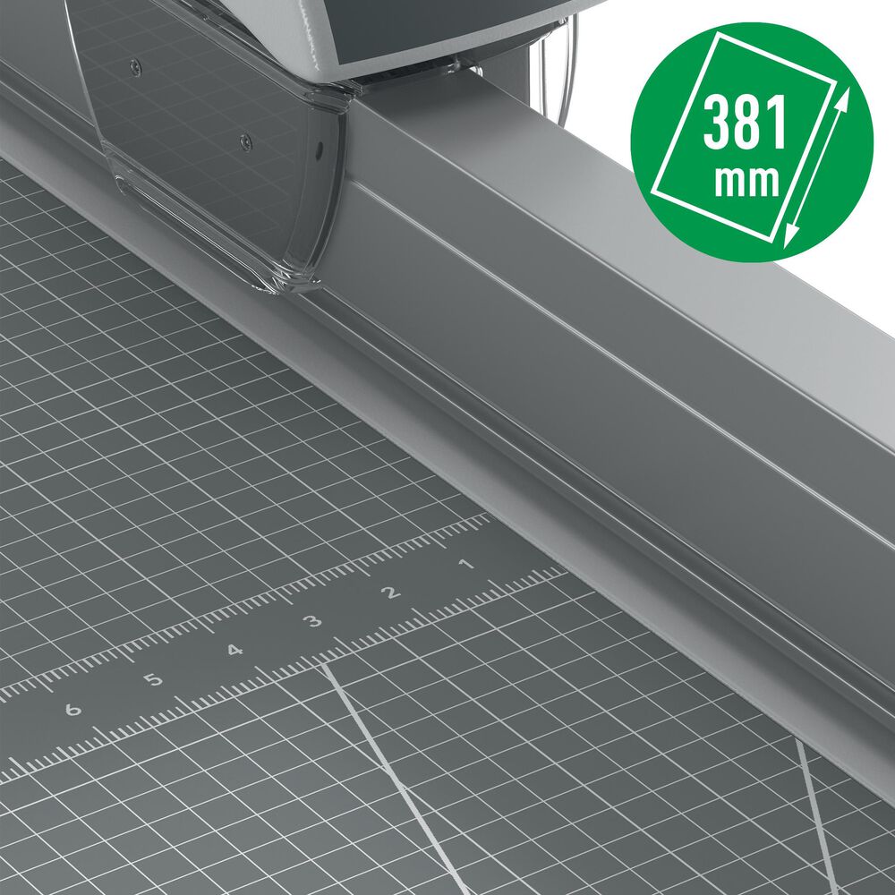 Guillotina 1515p Precision Office Oficio Corte Recto, Ondulado Y Prepicado Con Longitud De Corte 38 X 31 Cm Para 15 Hojas - Leitz image number 4.0