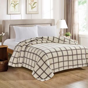 Frazada Casaideal Cuadrille / 2 Plazas