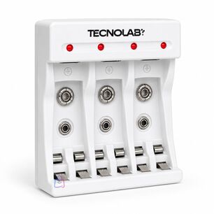 Cargador Pilas Usb-c Aa Aaa 9v Con Led - Ps