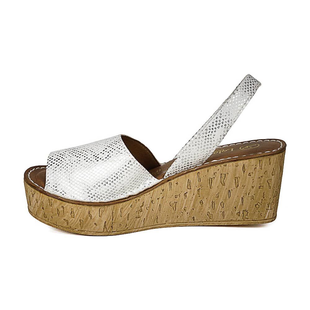 Sandalia Eliada Blanco Plata image number 4.0