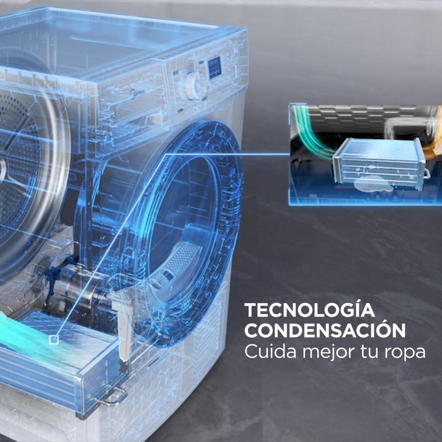 Secadora Midea MSC-90B08E / 9 Kg image number 5.0
