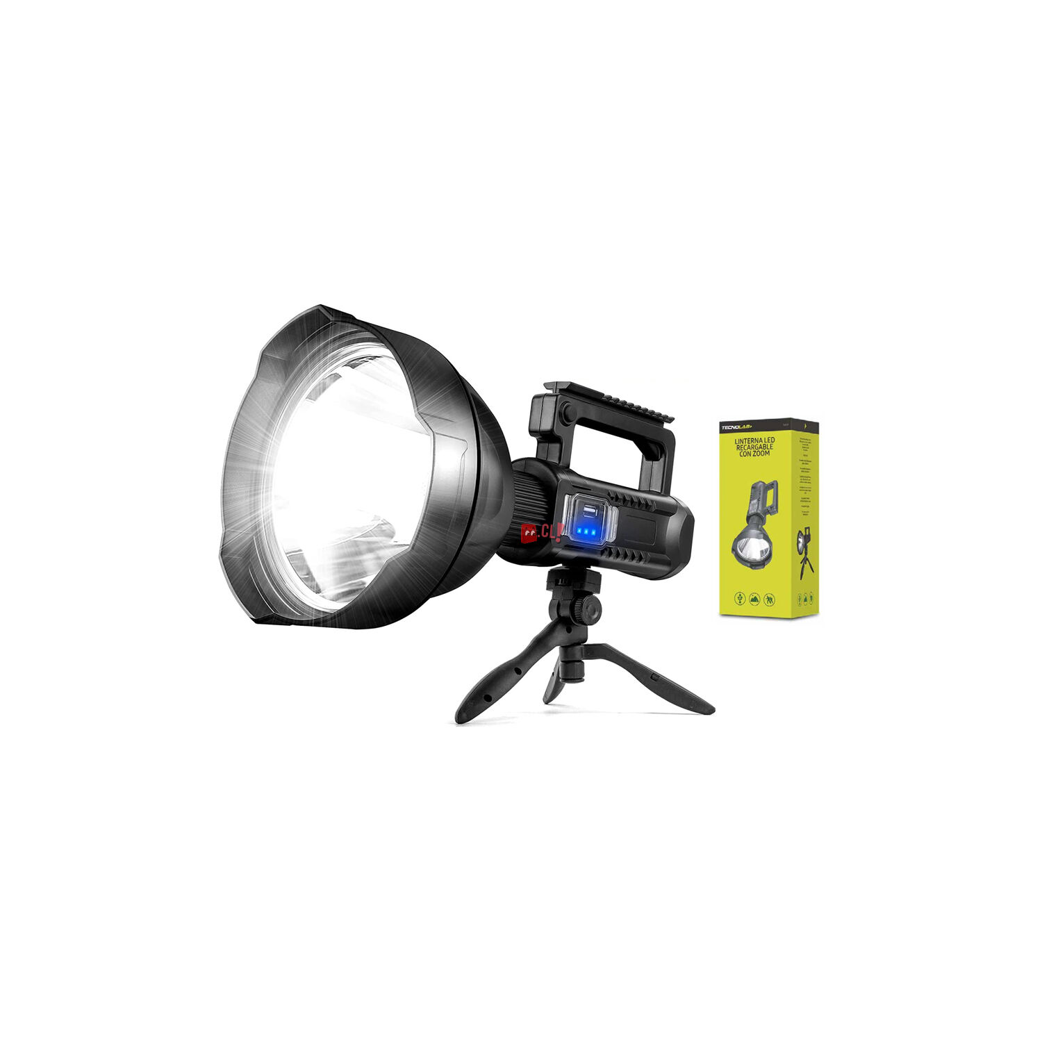 Foco Linterna Led Pedestal 1600 L&uacute;menes Recargable - Ps image number 3.0