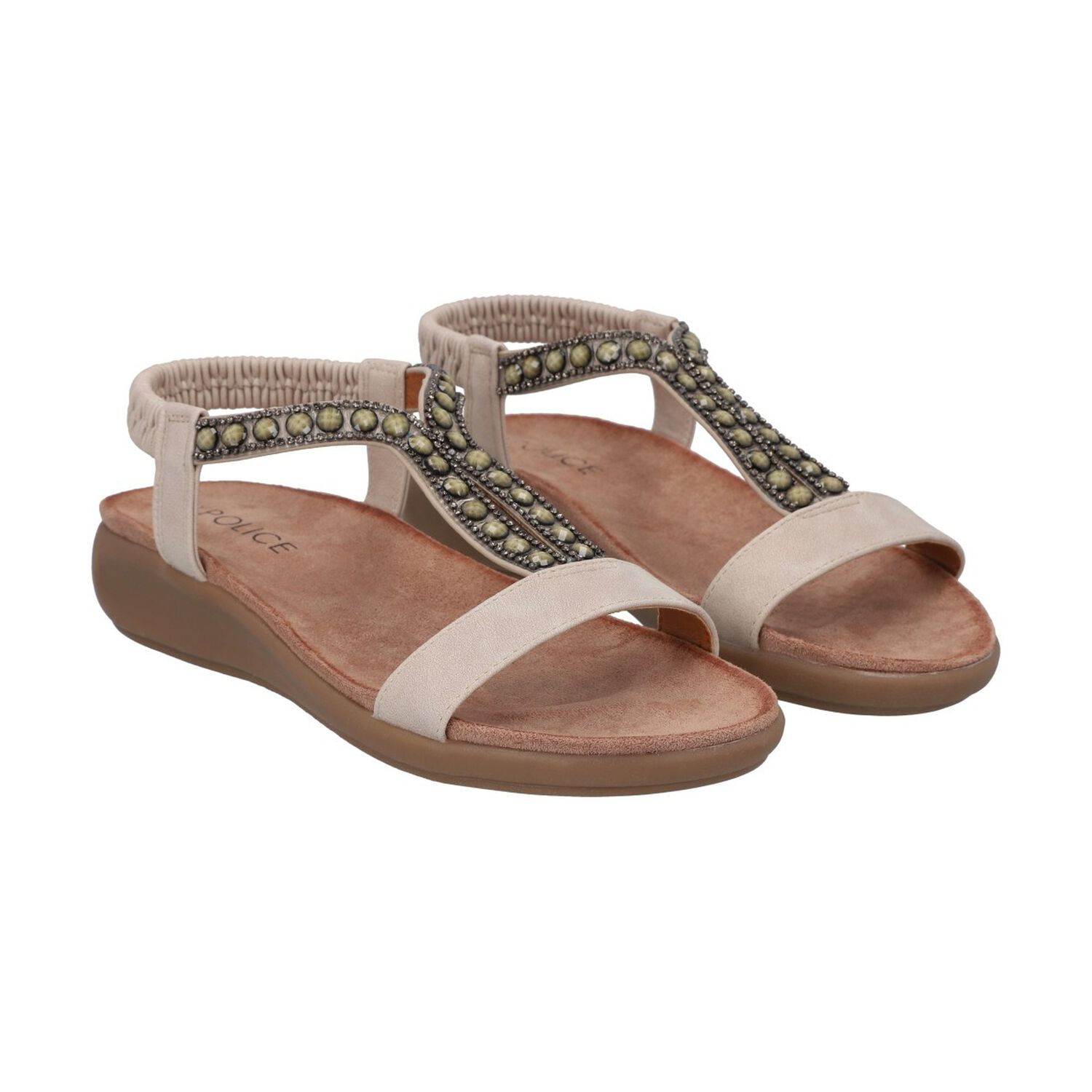 Sandalia Mujer Beige Kelly Police image number 4.0