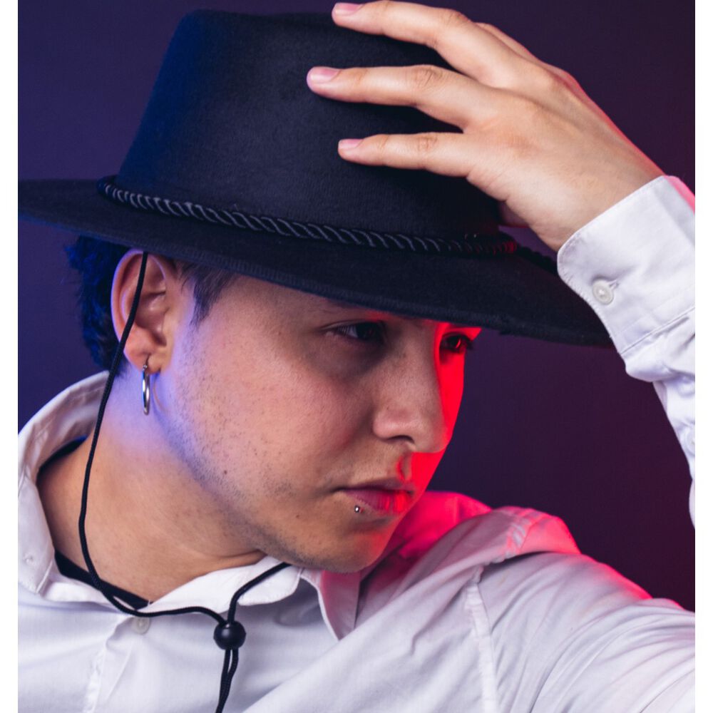 Sombrero Huaso Elegante Adulto Fiestas Patrias image number 2.0