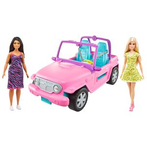 Jeep Con Muñeca Barbie Gvk02