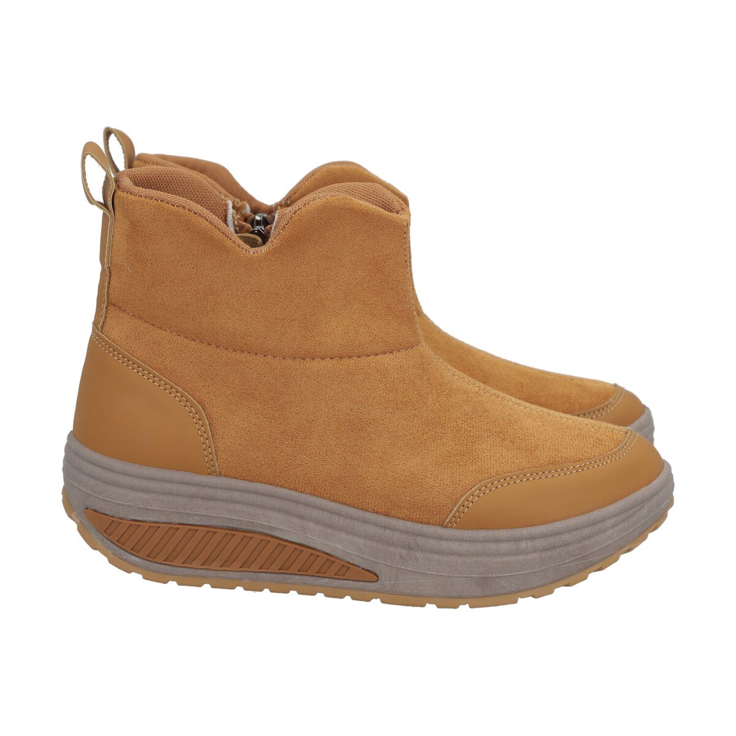 Botin Mujer Camel Plataforma Sole Police image number 4.0