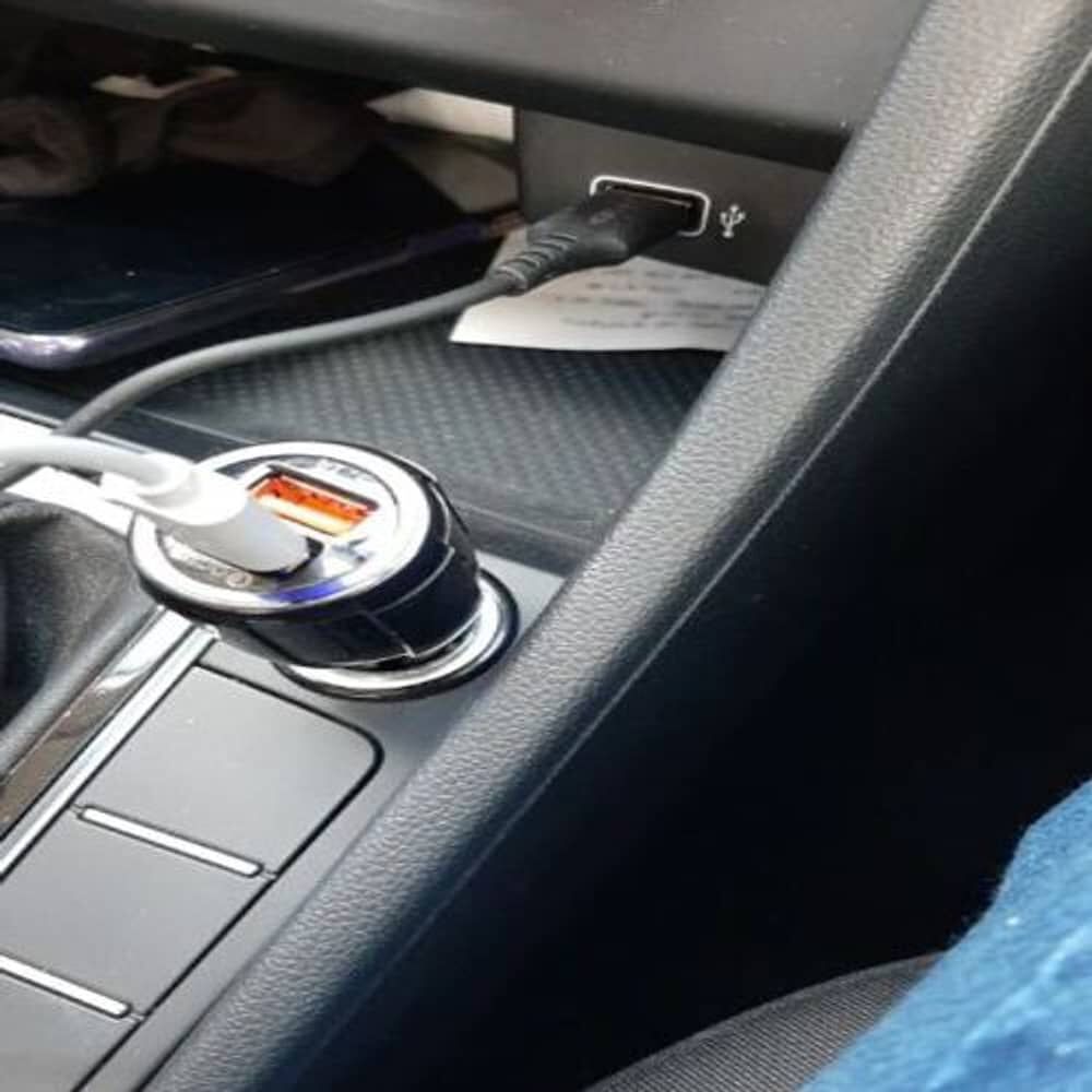 Cargador De Celular Auto Tipo C Carga Rapida 3.1 Amp Y Usb 30w 2 En 1 image number 3.0