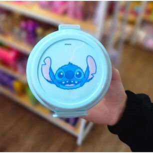 Porta Snack Disney Stitch Infantil Azul 280ml