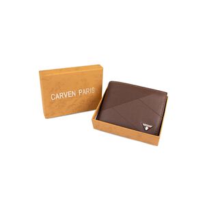 Billetera Hombre Enzo Caf&eacute; Con Monedero Carven Paris
