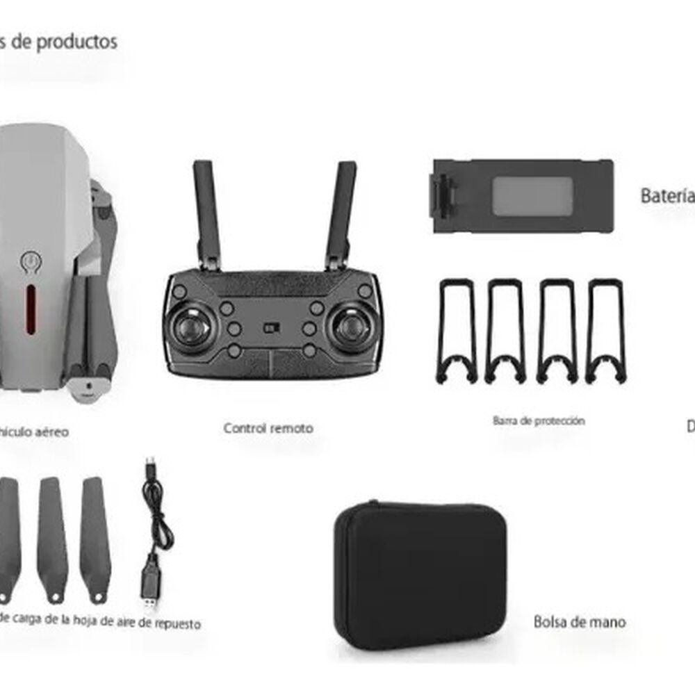 Drone 4k Una Cámara Con Control Remoto Y Estuche image number 6.0