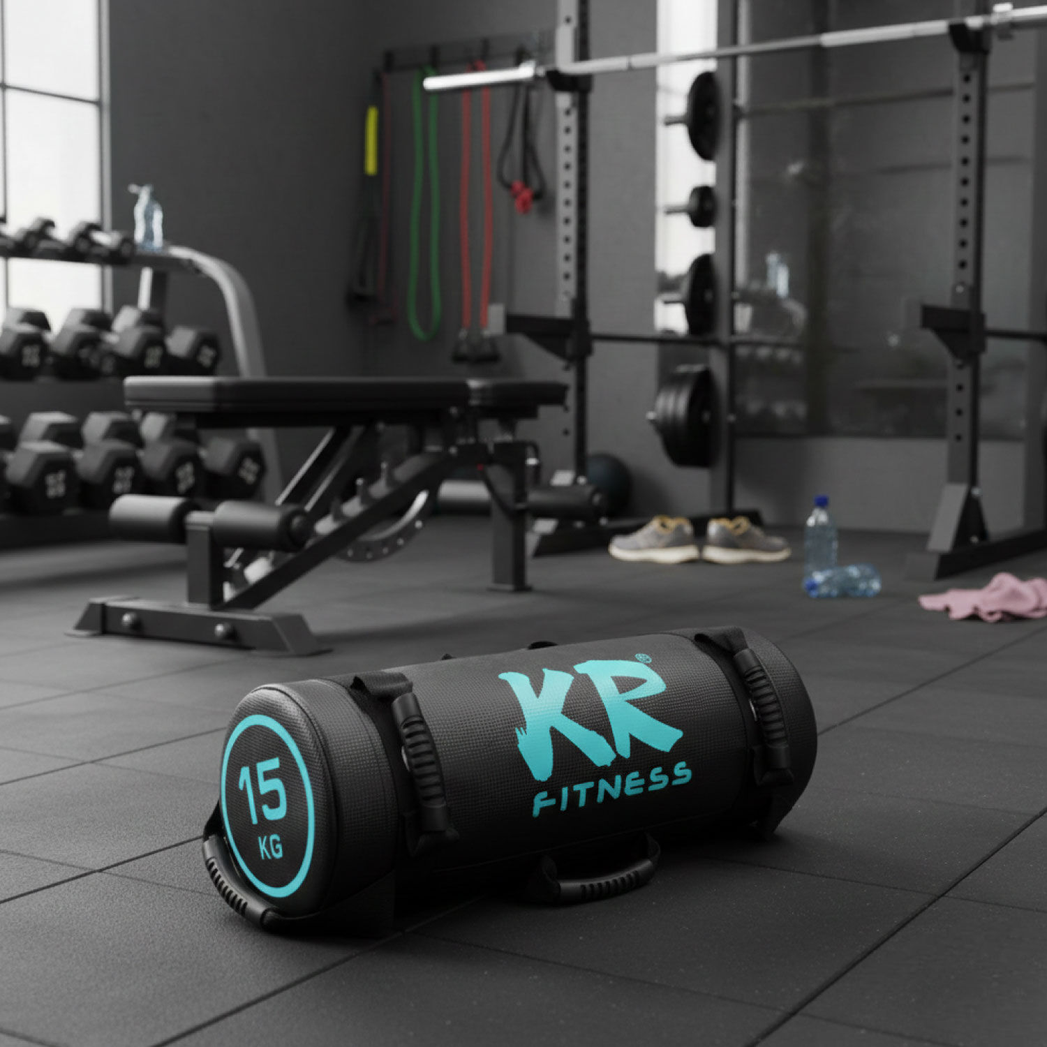 Saco Con Peso 15kg Bulgaro Entrenamiento Crossfit Box Otros image number 1.0