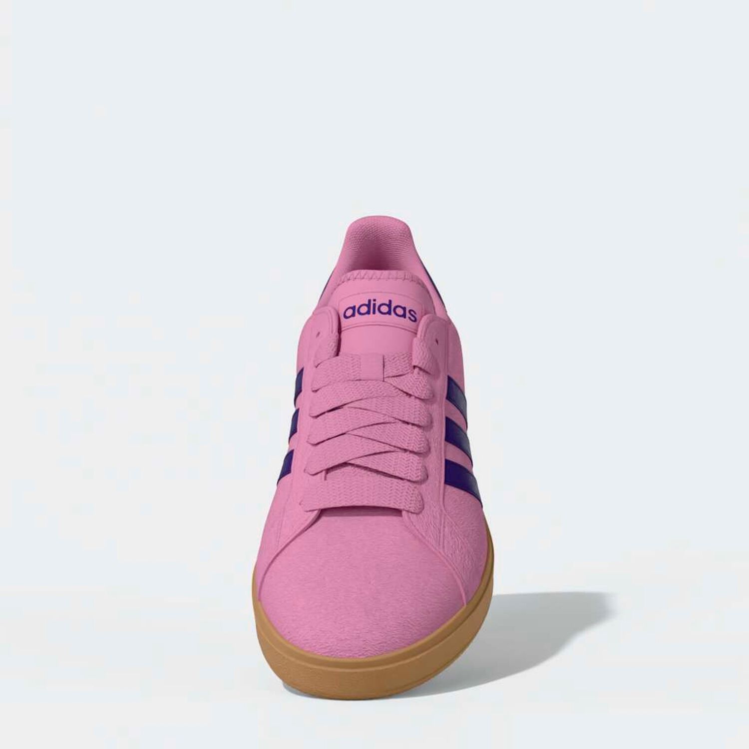 Zapatilla Urbana Mujer Adidas Grand Court Base 00s Rosado image number 3.0