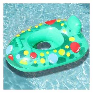 Salvavidas Con Asiento Beb&eacute; Ni&ntilde;o Inflable 65cm Turquesa