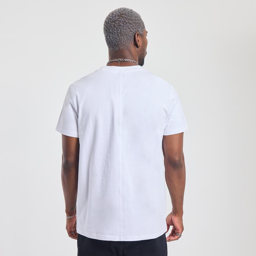 Polera Lisa Slim Manga Corta Cuello Redondo Hombre Rolly Go image number 3.0