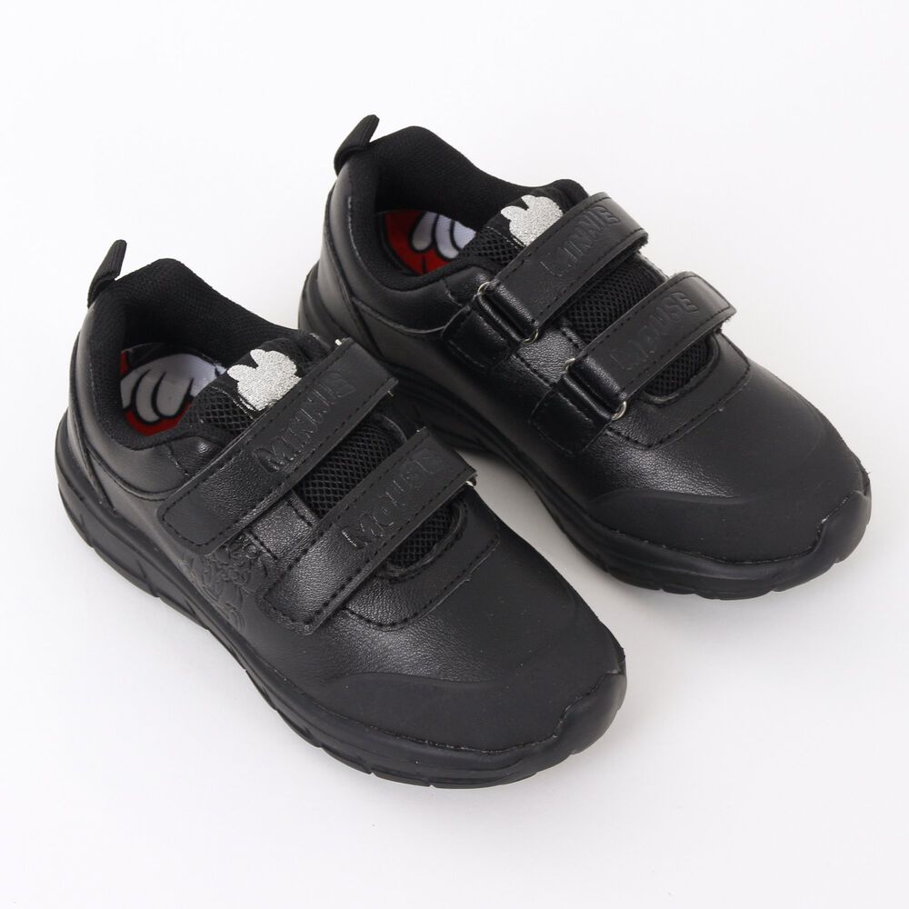 Zapatilla Escolar Ni&ntilde;a Velcro Minnie Mouse Negro Disney image number 1.0