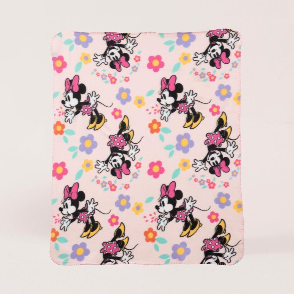 Manta Polar 115x130 Cm Disney Minnie Flores image number 0.0