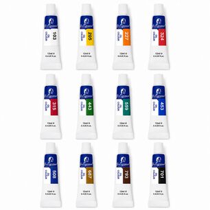 Pintura &Oacute;leo Set 12 Colores 12ml Para Lienzo - Ps