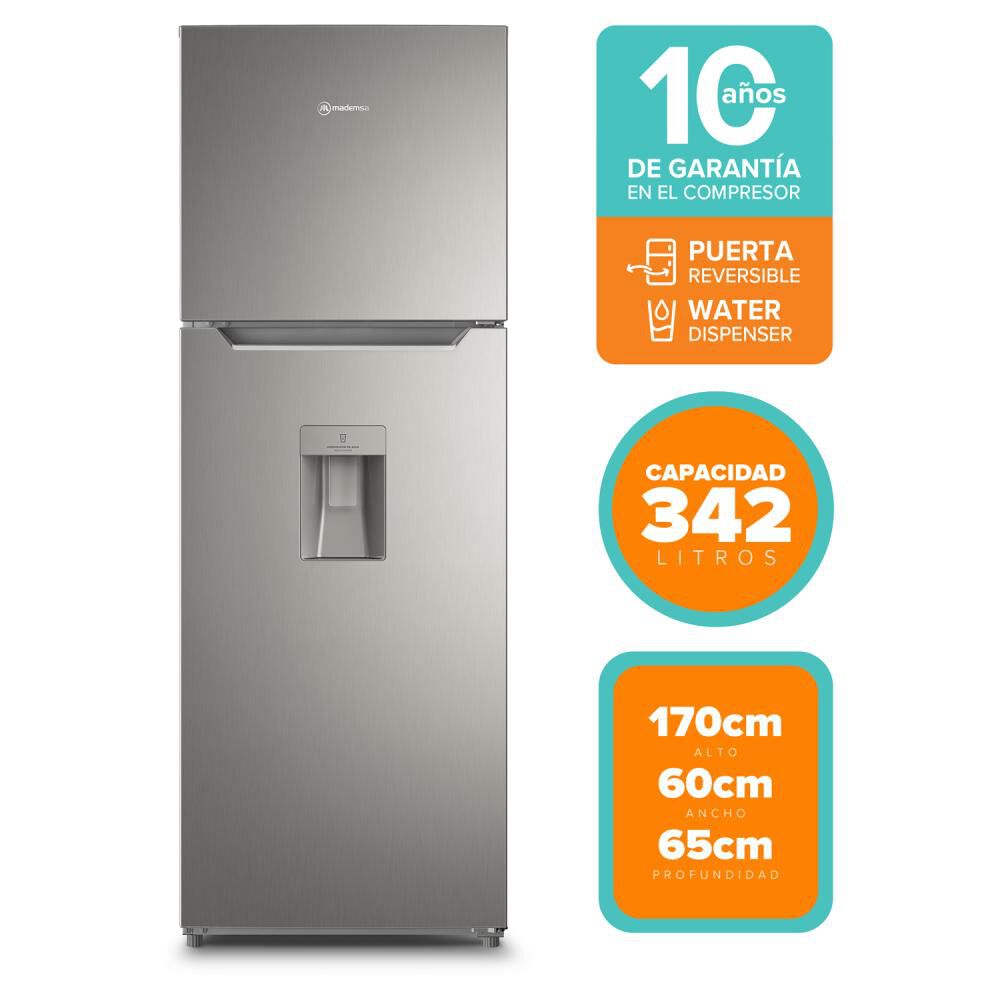 Refrigerador Top Freezer Mademsa Altus 1350W / No Frost / 342 Litros / A+ image number 0.0