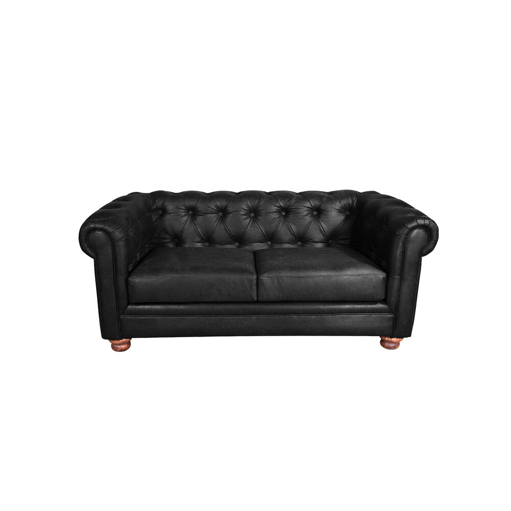 Sofa Florencia 2c Cuero Colorado Negro image number 0.0
