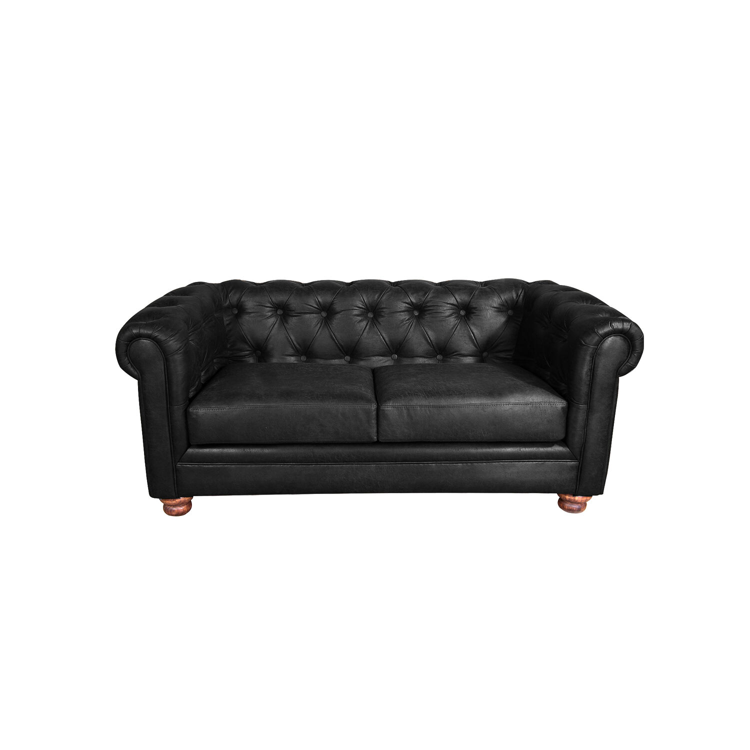 Sofa Florencia 2c Cuero Colorado Negro image number 0.0