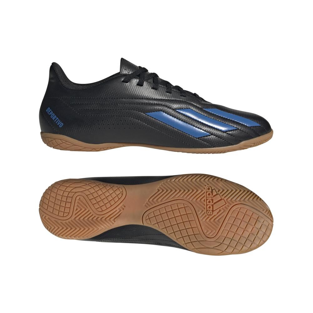 Zapatilla Fútbol Hombre Adidas Deportivo Ii Indoor Negro image number 8.0