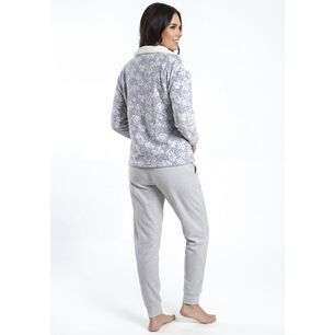 Pijama De Mujer Coral Fleece 60.1621m-azu