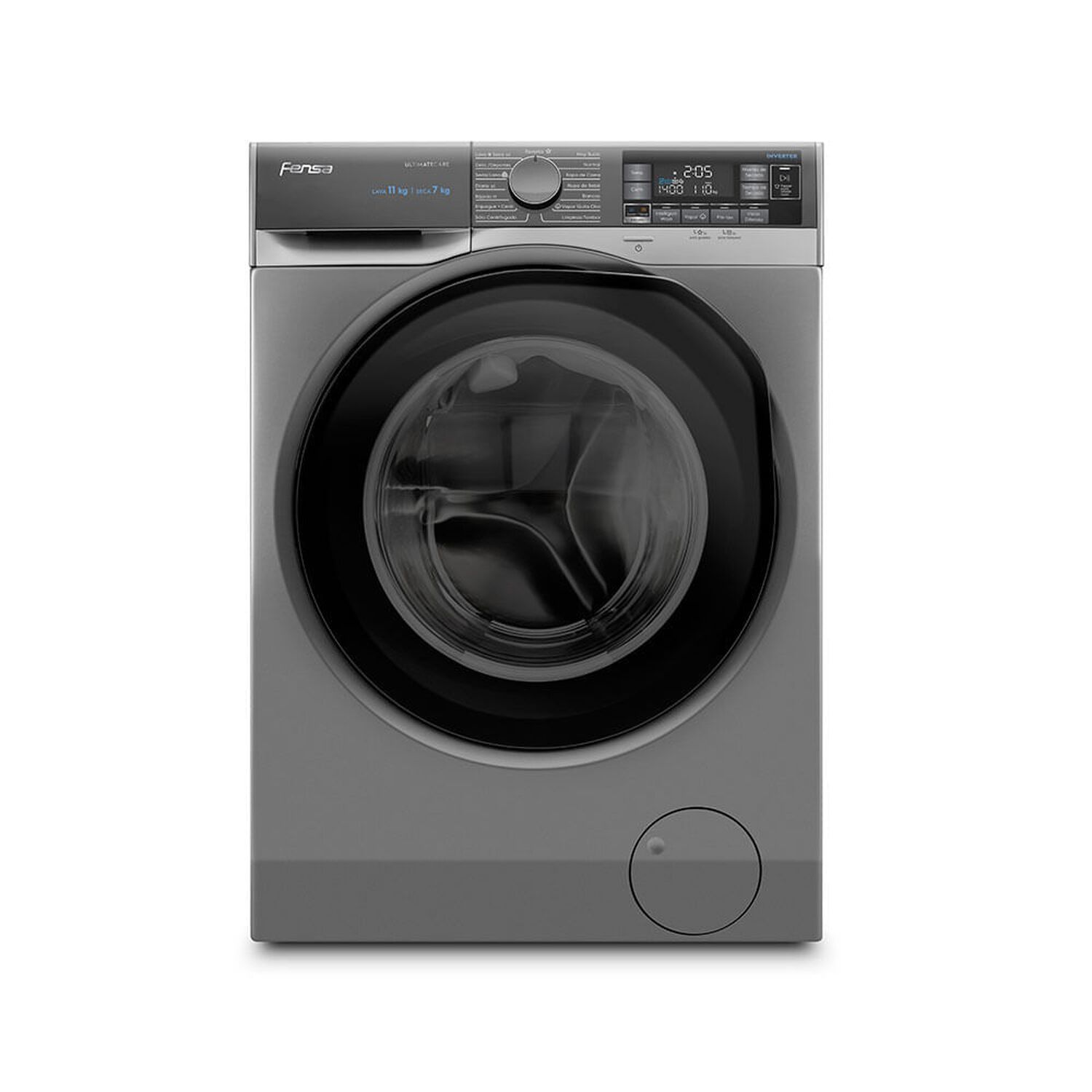 Lavadora Secadora Fensa 11kg Lavado Inteligente 11wd Gris image number 0.0