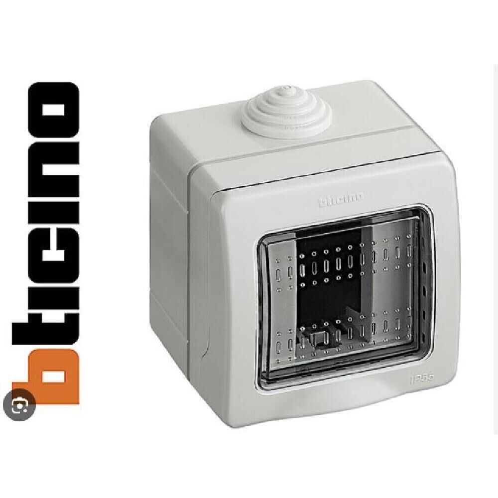Caja Contenedor Hidrobox Sobrepuesta 1 Modulo Matix Ip55 25501 Bticino image number 1.0