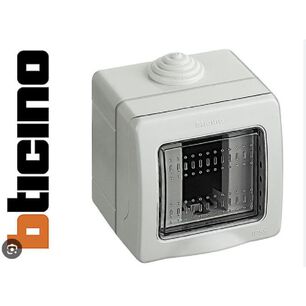 Caja Contenedor Hidrobox Sobrepuesta 1 Modulo Matix Ip55 25501 Bticino