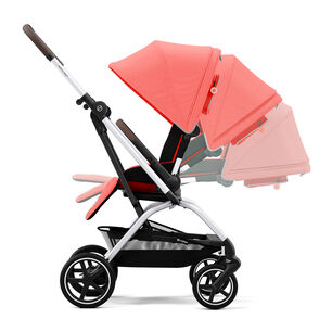 Coche Compacto Eezy S Twist Plus Slv Hibiscus Red