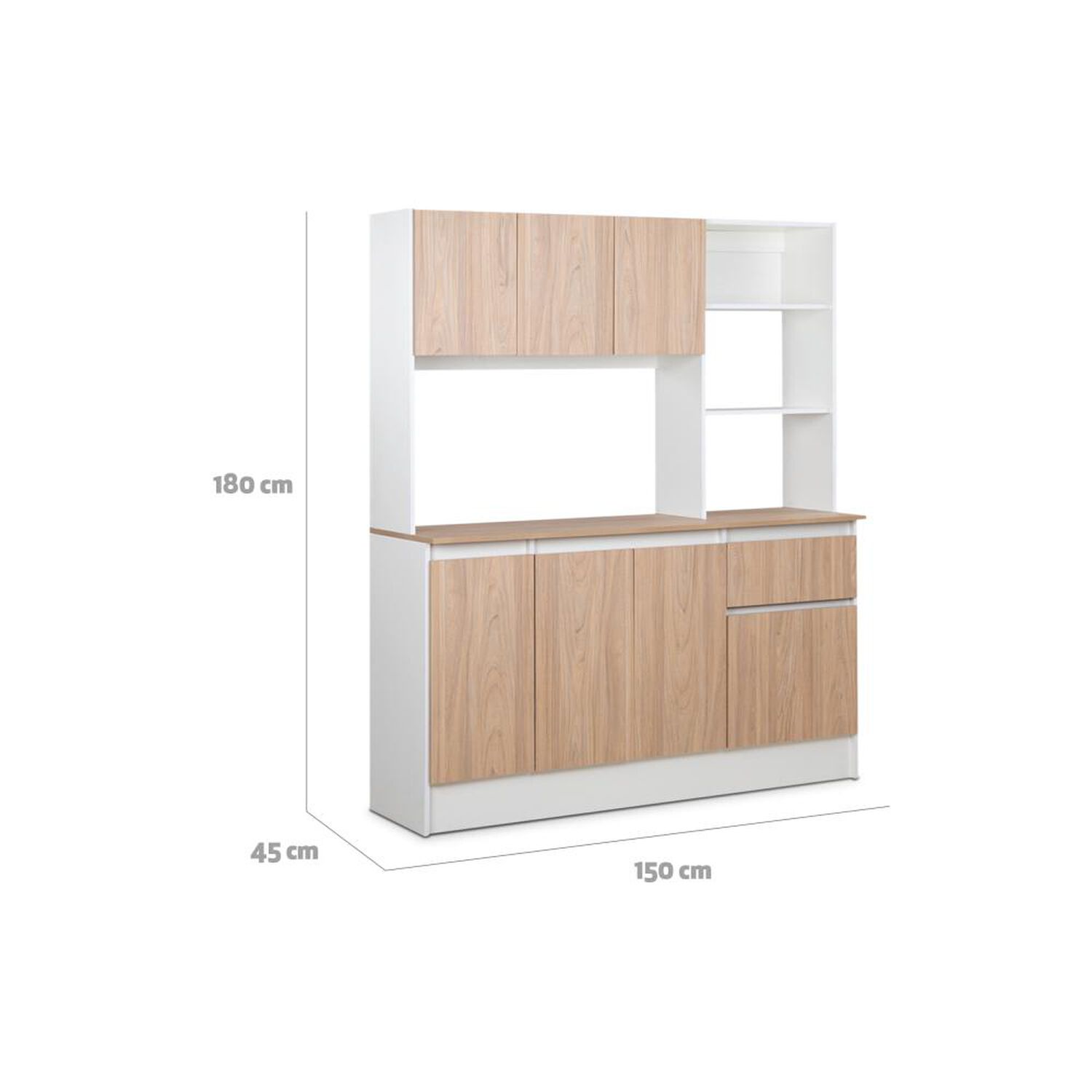 Mueble De Cocina Cic Niza / 6 Puertas / 2 Cajones image number 3.0