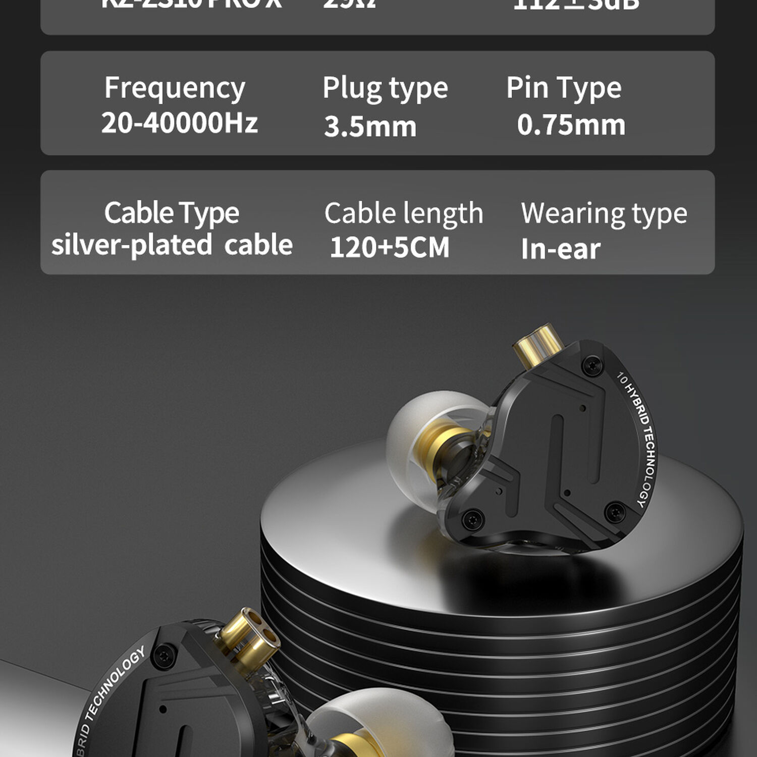 Aud&iacute;fono Zs10 Pro X Kz image number 3.0