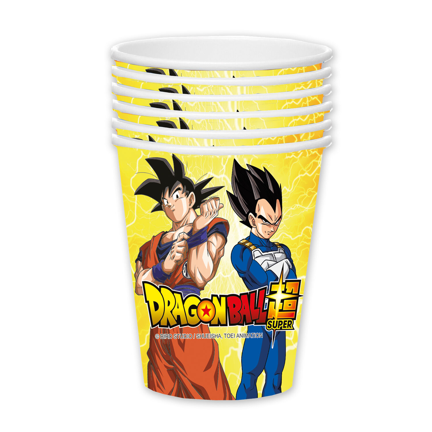 Set 6 Vasos Papel Dragon Ball 270cc image number 1.0