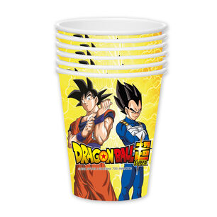Set 6 Vasos Papel Dragon Ball 270cc