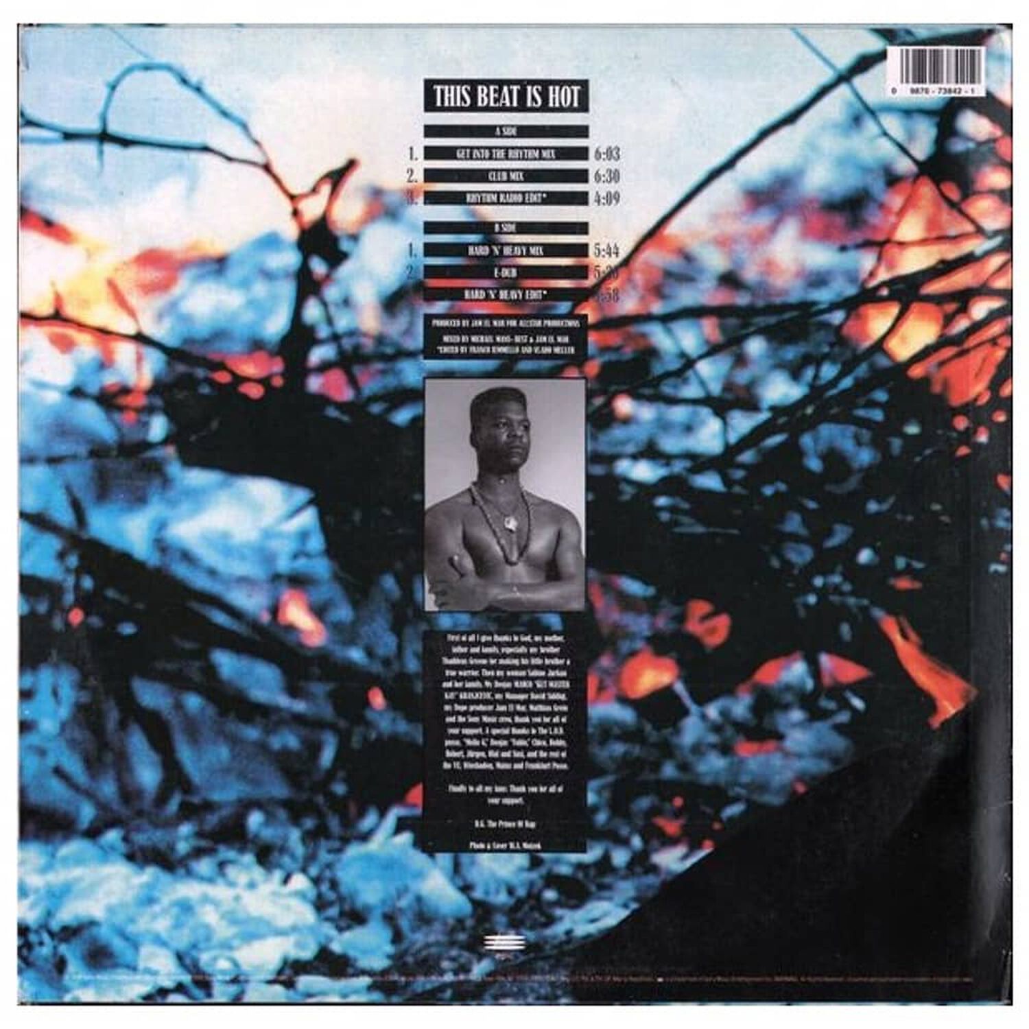 B.g. The Prince Of Rap - This Beat Is Hot| 12" Maxi Single Usado image number 1.0